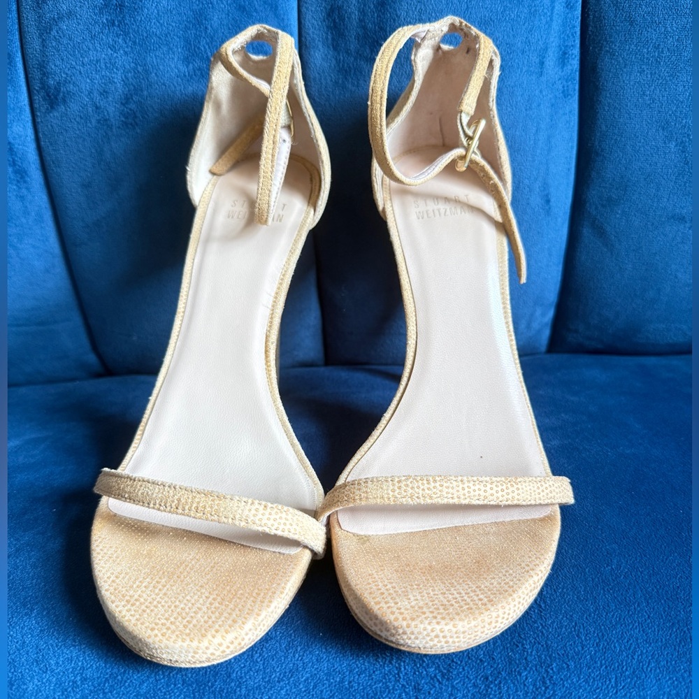 Stuart Weitzman Nudist Goosebumps in Tan 7 - Picture 4 of 4